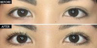 wimperlifting before after